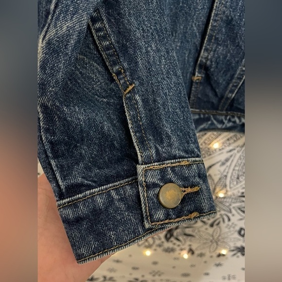 Vintage 80s 90s REAL jean jacket, 100% cotton, made in Chile. Amazing condition! - Picture 6 of 12